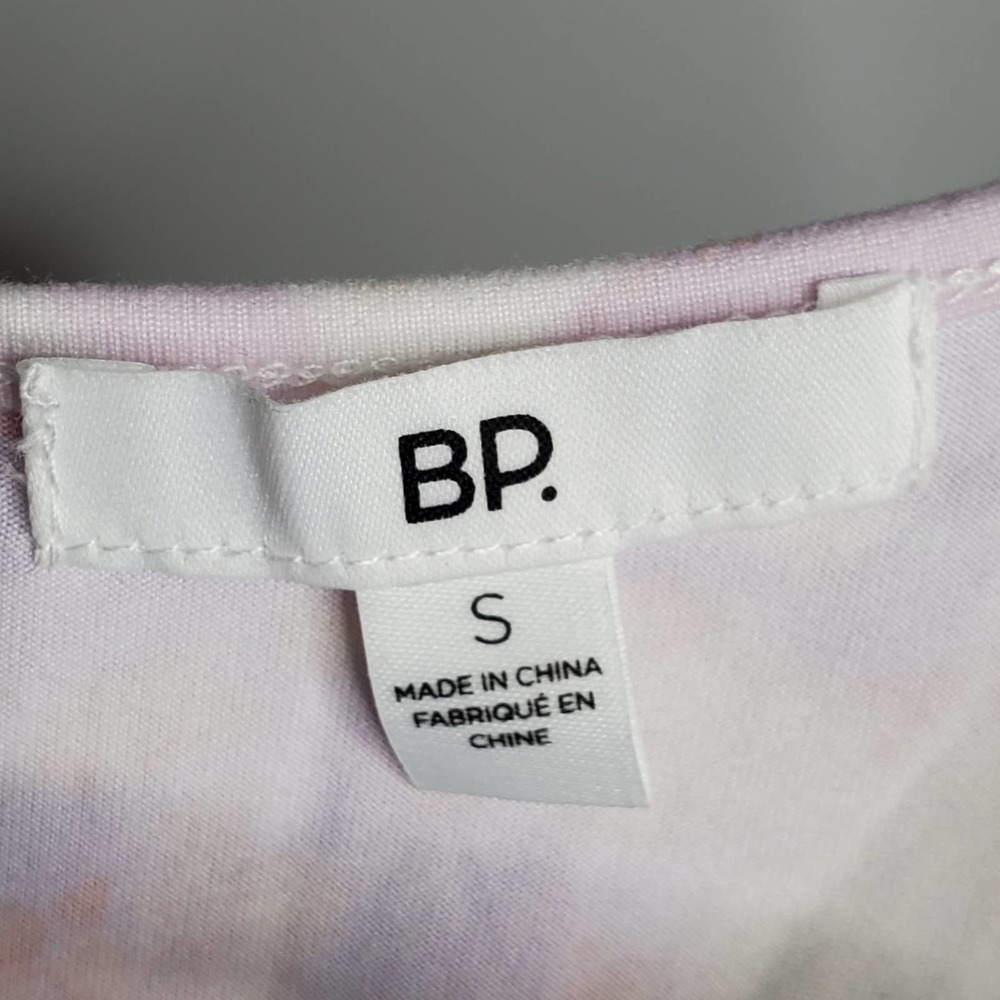 BP Purple White Pink Tie Dye V-Neck Short Sleeve Romper Sz Small S - Picture 5 of 8